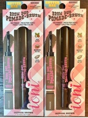 Ioni Brow Duo Pomade + Brush in Medium Brown
